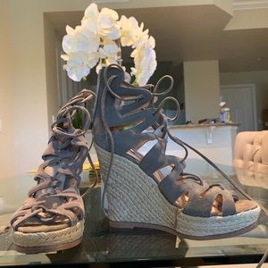 Steve Madden Lace Up Wedges